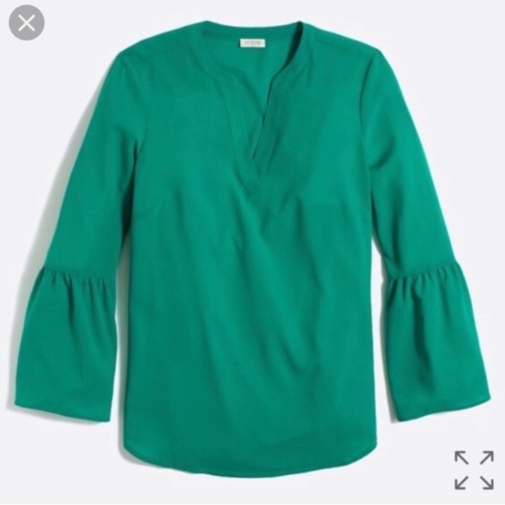 J.Crew Factory Bell Sleeve Top